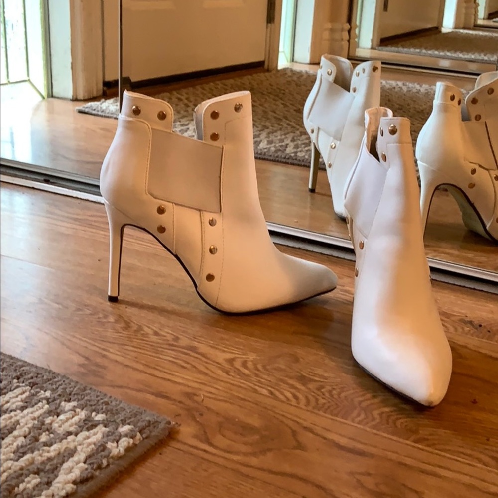 White booties